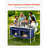 Camping Kitchen Table Folding Portable Cook Station 3 Adjustable Height Aluminum-189117258