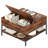 Flip-Top Coffee Table With Storage
