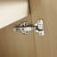Meuble-lavabo autoportant de 30 po avec lavabo en résine blanche et 2 portes d'armoire à fermeture en douceur
