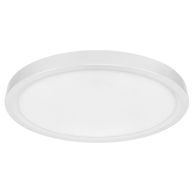 Aum LED Flush Mount, White