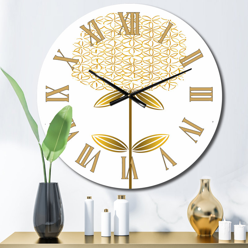 Horloge murale florale, Petit