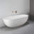 Anaie 65 " L x 29.5 " W Freestanding and Mounting / Installation Required Soaking Solid Surface Bathtub