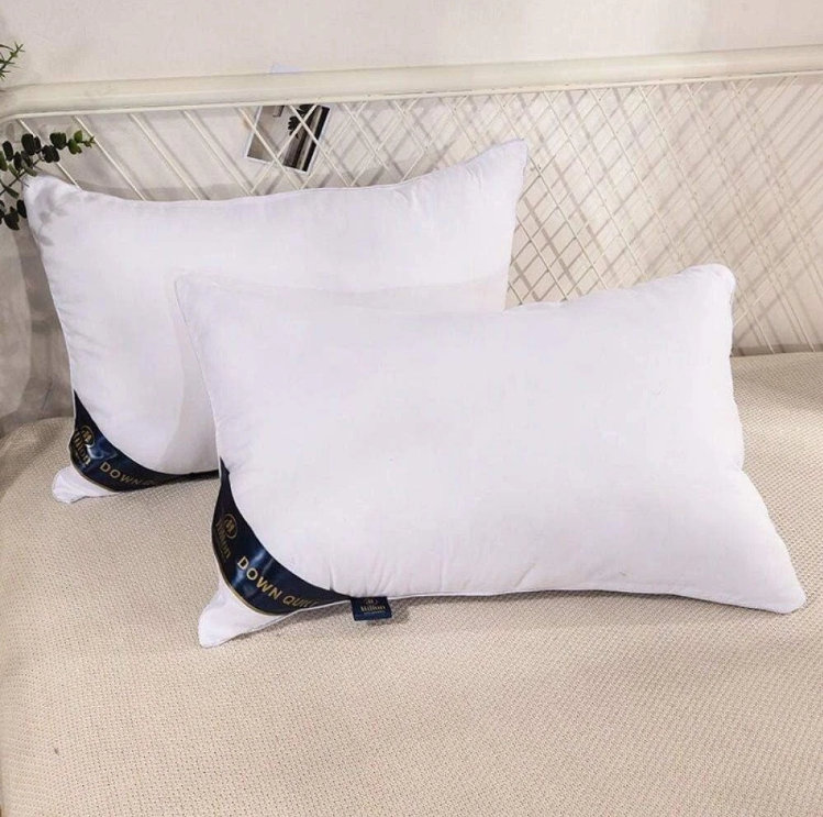 Paquet de 2 oreillers de lit grand format Vowella, oreillers blancs de qualité hôtelière pour dormir, moelleux et moelleux, lavable à la machine