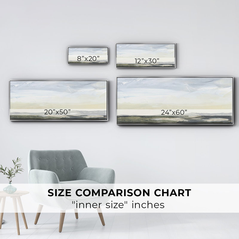 Green Ridge I- Framed Canvas