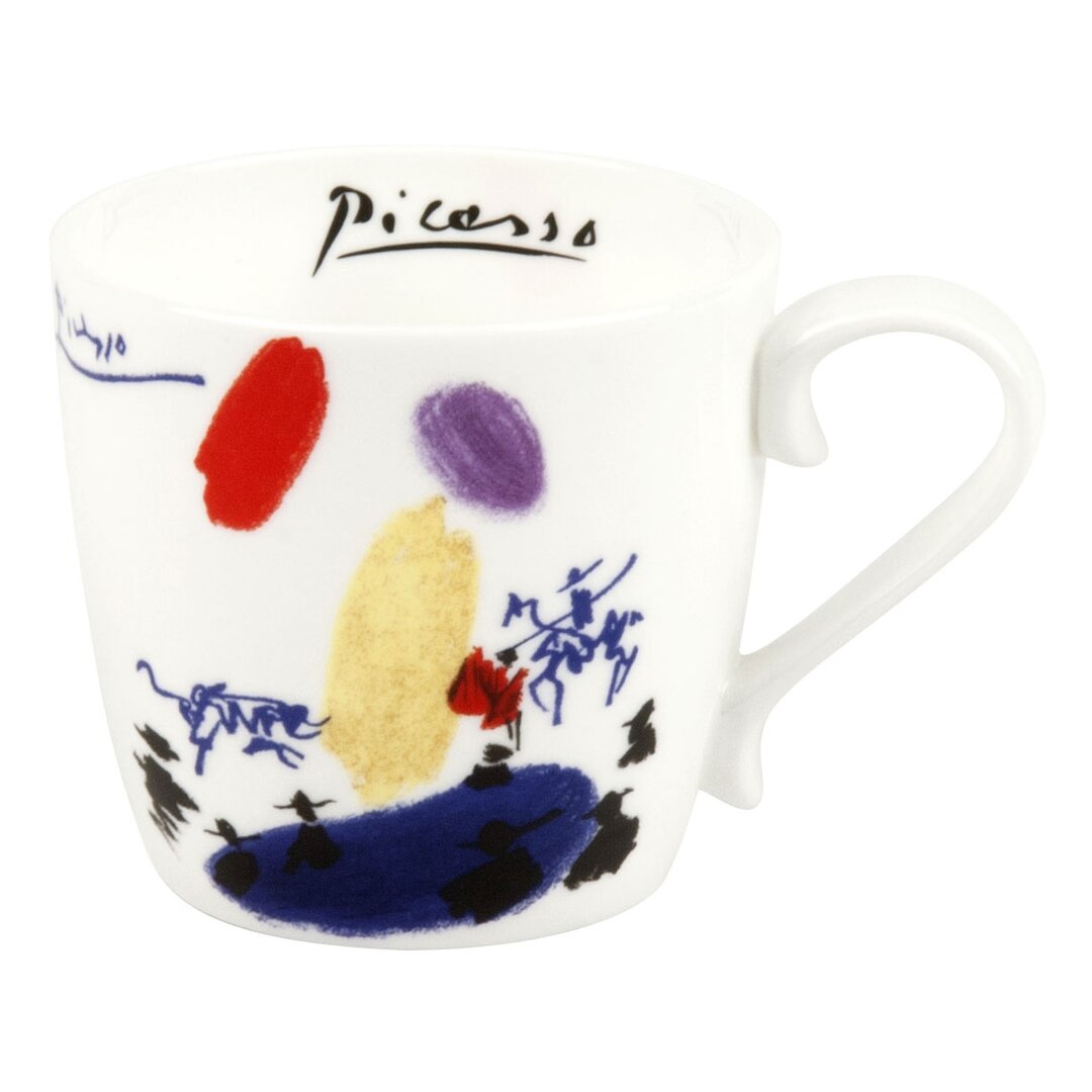 Kaffeetasse Picasso Corrida aus Bone China