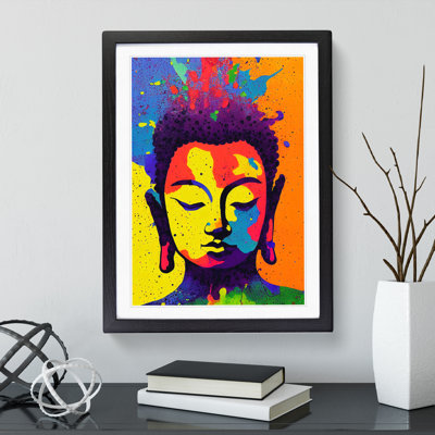 Buddha Splashed No.3 - Wall Art