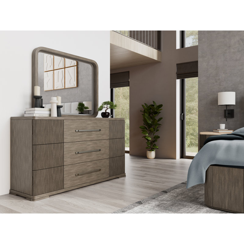Ensemble commode et miroir Montego