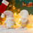 Christmas Gnome Star Lamp - 8.66" Festive Decorative Doll With Light-up Stars, Soft White Beard & Cosplay Hat For Tabletop, Mantel, Holiday Decorations