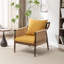 Chaise d'appoint rembourrée en bois massif Cofield-81823751