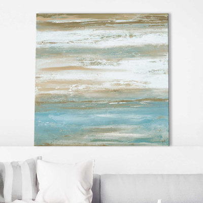 «Teal Sunrise I» par Patricia Pinto - Peinture