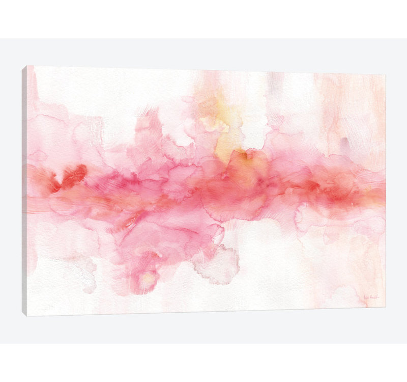 « arc-en-ciel abstract », reproduction sur toile, H 40 po x l 60 po x P 1,5 po, Toile tendue, Pas de tapis