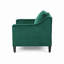Fauteuil club en velours