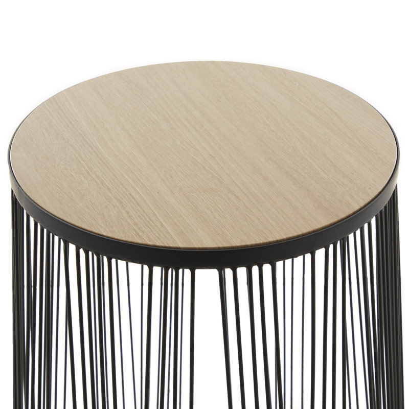 Table de bout avec cadre en fer