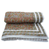 Fabdivine Elegant Hand Block Print Quilt – Soft & Luxurious, Kamal Dutta