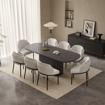 Dining Table Set,Modern Dining Room Table With Chairs by Corrigan Studio