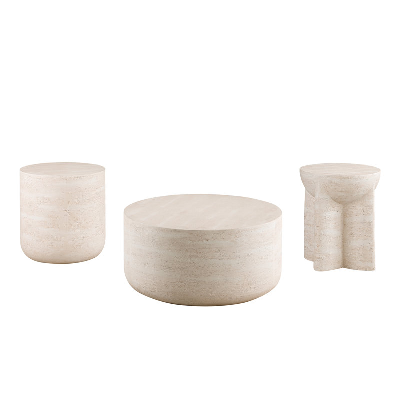 Ensemble de tables basses 3 pièces Durkin