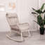 Chaise berçante pour l'extérieur avec coussin Hubhalsun-1436300592