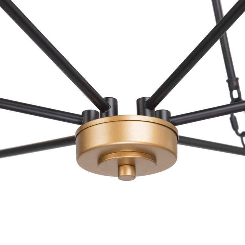 6 - Light Dimmable Sphere Chandelier