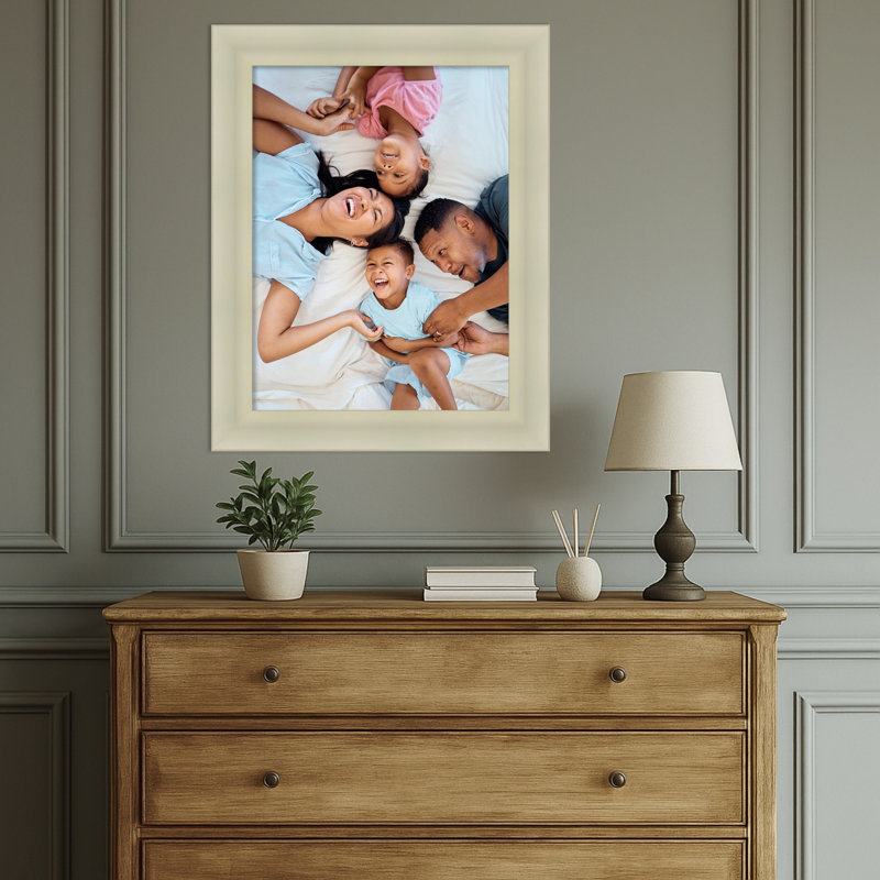 Cadre photo en bois Oliver, 18 x 24, Oliver Warm Silver
