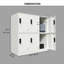 Metal 90cm Storage Cabinet with Handle