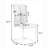 6 - Person Four Leg Dining Set-787645238