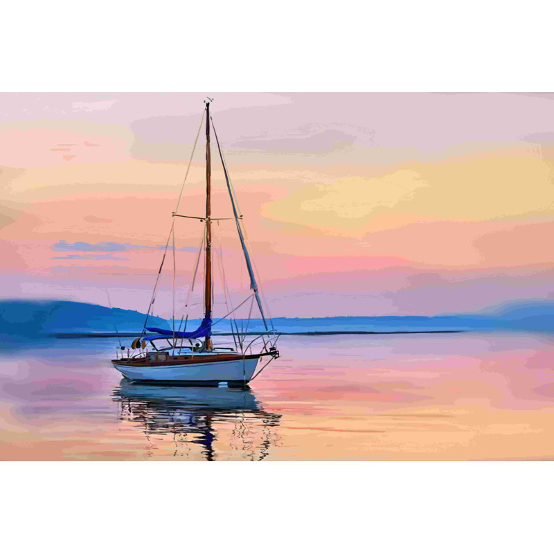 Portrait de voile I, H 8 po x l 12 po