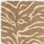 Alaisdair Tiger Animal Print Taupe Area Rug-1949707239