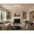 4-Light Shiny Nickel Metal Caged Flush Mount
