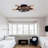 19.6" Farmhouse Ceiling Fan  Light And Remote, Industrial Caged Ceiling Fan Light, Retro Ceiling Fan Lights With 7 Blades , Reversible  Motor For Dining Room Living Room Bed--Not Included Bulbs
