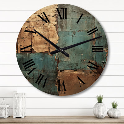 Très grande horloge murale Kintsugi