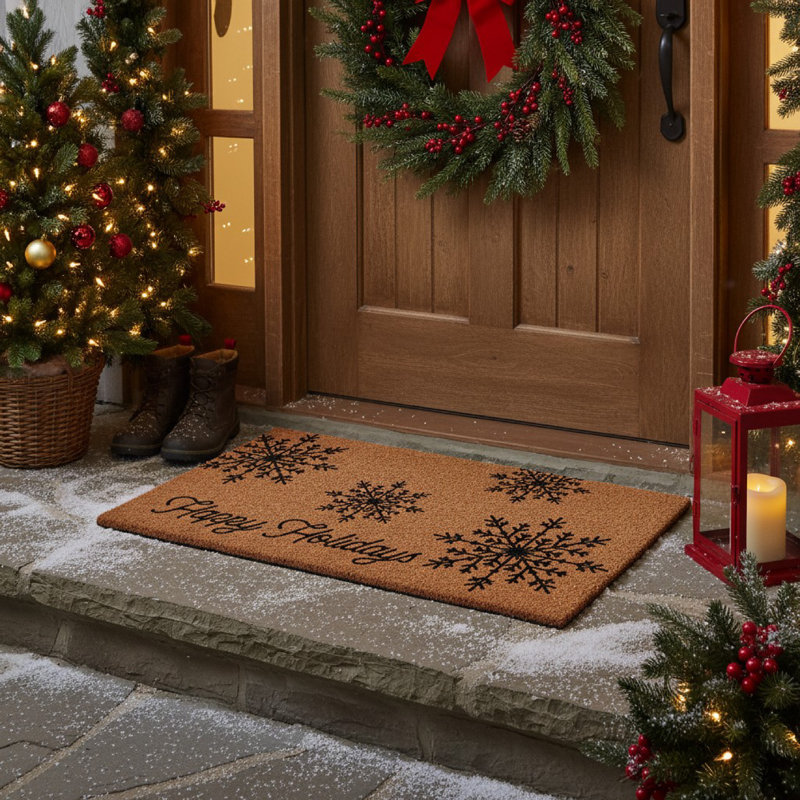 Paillasson Snowflakes 17 po x 29 po, L 17 po x L 29 po