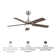 Whisperbloom Blade Span 42 In. Indoor Ceiling Fan With LED Light Bulbs And Remote Control