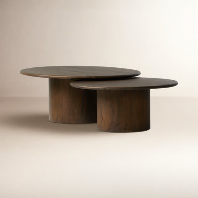 Brennan 34" Genuine Marble Coffee Table