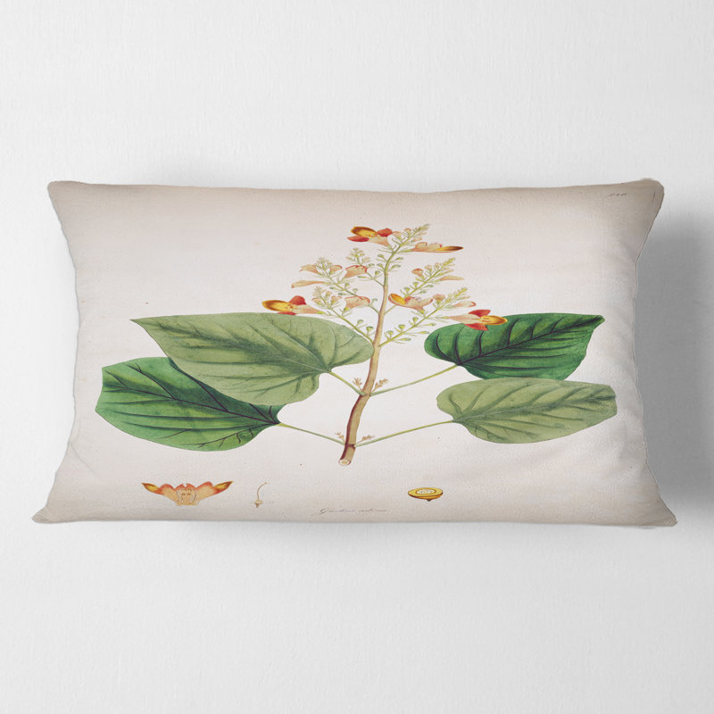 Floral Throw Pillow