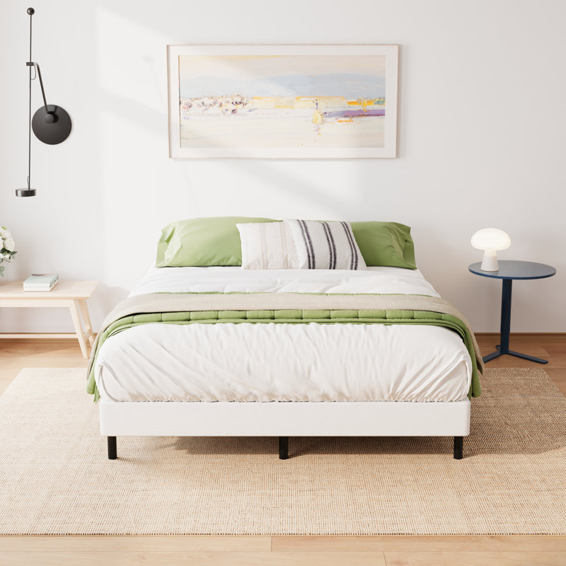 6 Inch Twin Metal Smart Box Spring With Quick Assembly, Mattress Foundation, Strong Metal Frame, Easy Assembly, Queen