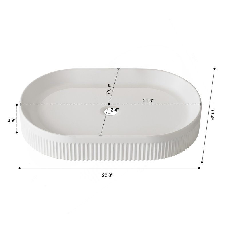 Meuble-lavabo de salle de bain 22,8 po
