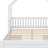 House Platform Bed With Guardrail And 2 Drawers-1359772359