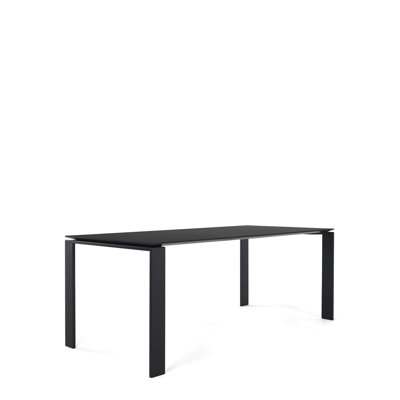 Four Metal Base Dining Table