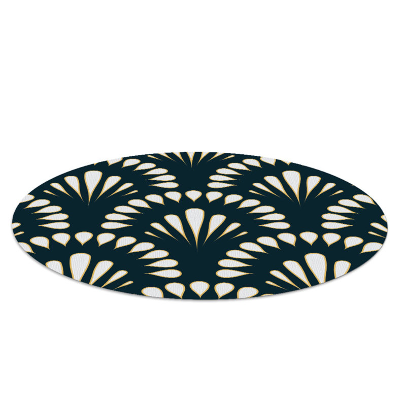 Kaveer Hard Floor Straight Round Chair Mat
