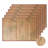 Wood/Bamboo Floral Rectangle Placemat