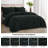 Washed Microfiber 7-Pieces Honeycomb Comforter Set with Sheets-233380297-233380296