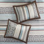 Ensemble de couvre-lit réversible 5 pièces en jacquard
