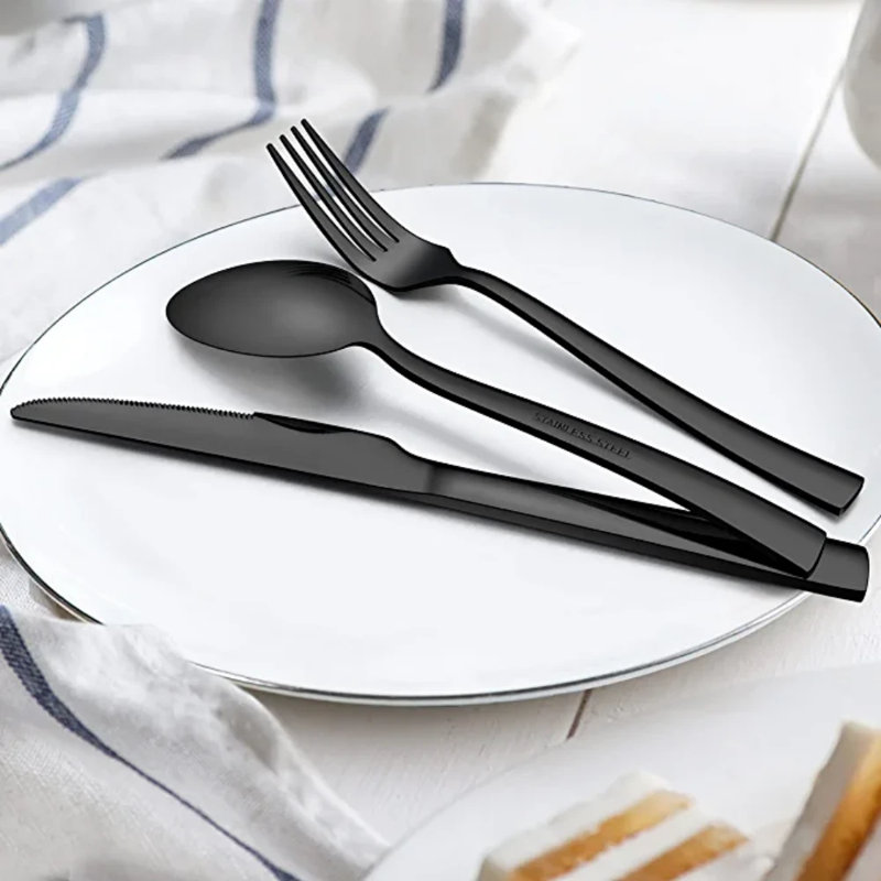 Ron Trading Stainless Steel Flatware Set - Service for 12