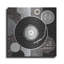 Winston Porter «Rock N Roll Album Neutral» par Michael Mullan, art mural en métal-1308591752