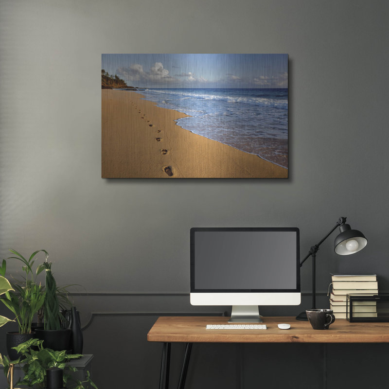 «Footprints» par Dennis Frates, H 24 po x l 36 po