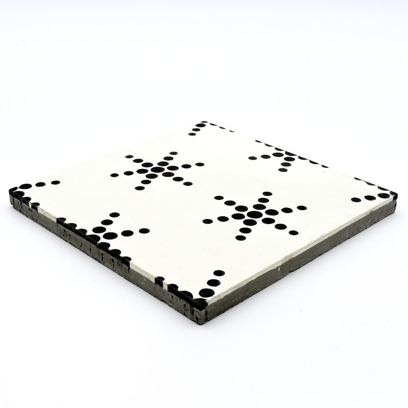 Hana 8" x 8" Cement Patterned Wall & Floor Tile