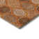 Premium Machine Washable Prisco Orange Rug
