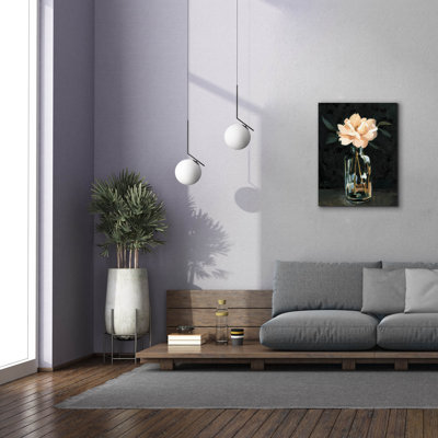  'Dark Rose Arrangement 1' by Emma Caroline Canvas Wall Art, 26" x 34"