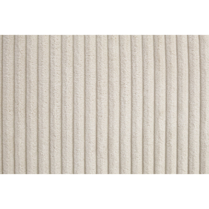 Contemporary Beige Corduroy 3 Sectional For Living Room, Featuring Chaise, , Storage , And Included Pillows In Corduroy, Square Arms