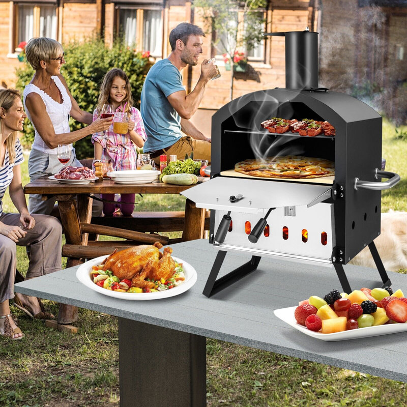 Dakota Fields Breux Countertop Pizza Oven